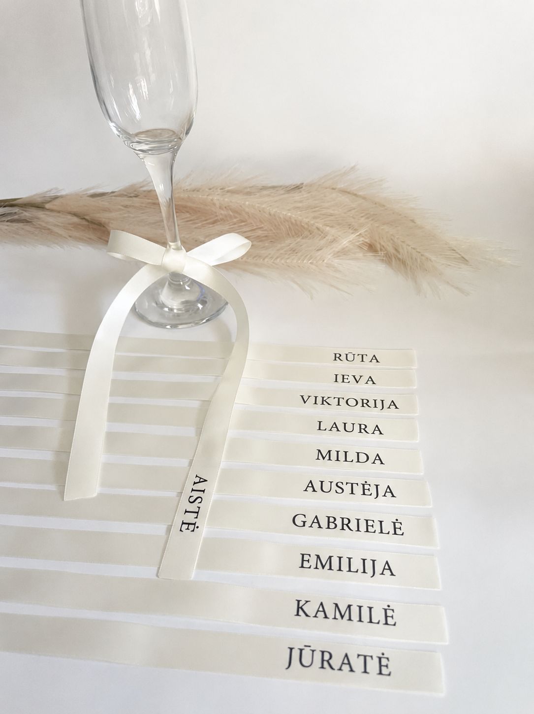 Ribbon with name