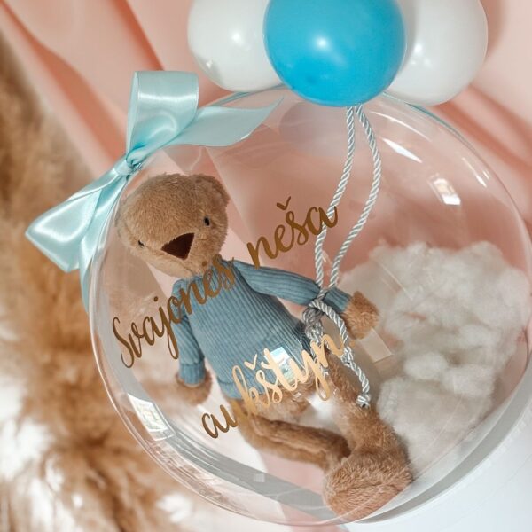 Personalized gift in a balloon - Dreams carry you up